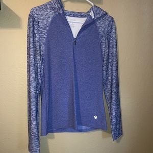 Running half zip pull over jacket